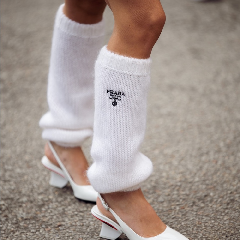 Prada Black Leg Warmers - Picture 5 of 6